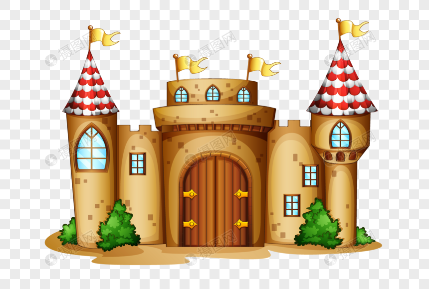 860x580 Lovely Cartoon Castle Vector Material Png Image Picture Free