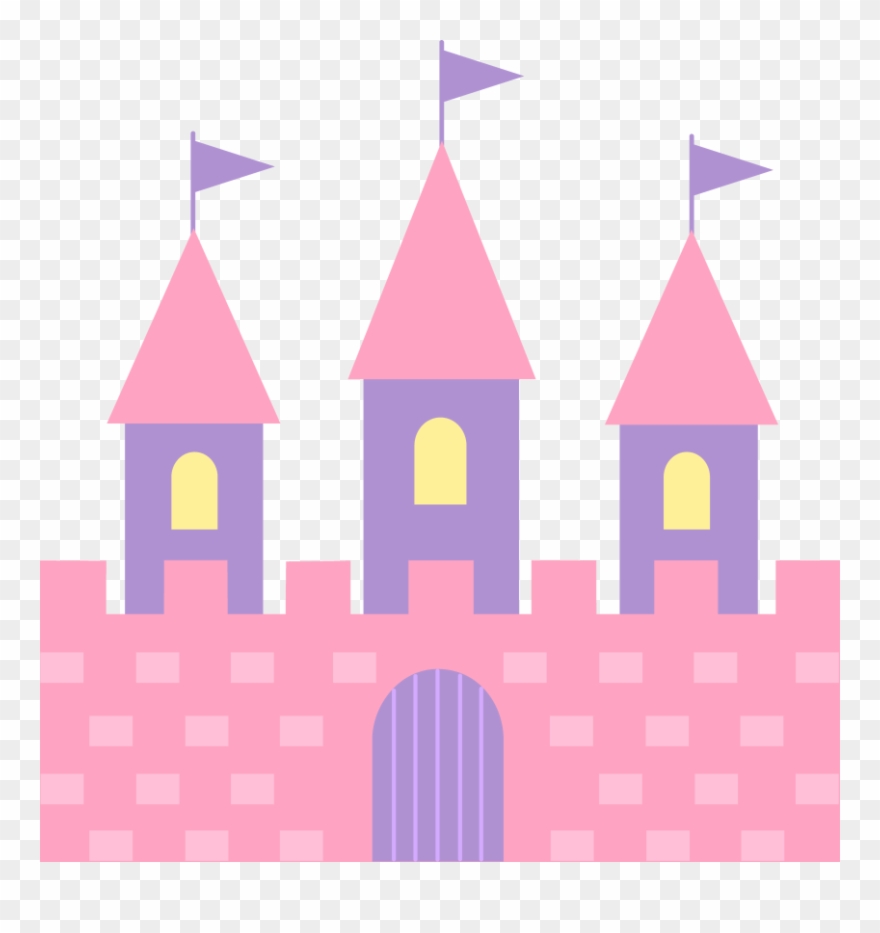 880x933 Cute Pink Princess Castle Free Clip Art