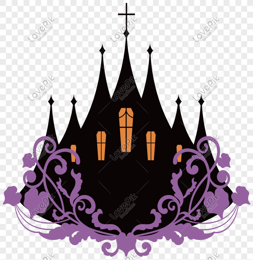 860x882 Halloween Horror Castle Vector Material Png Image Picture Free
