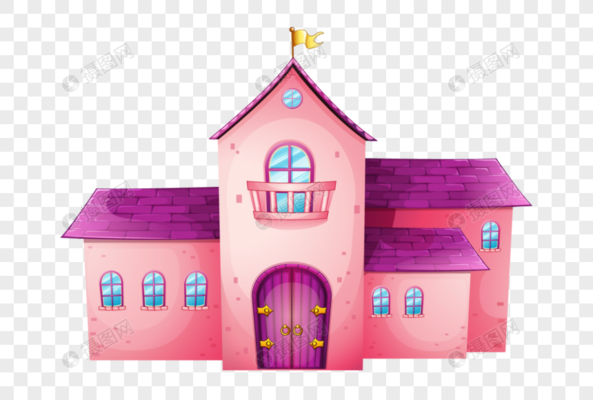 860x580 Lovely Cartoon Castle Vector Material Png Image Picture Free