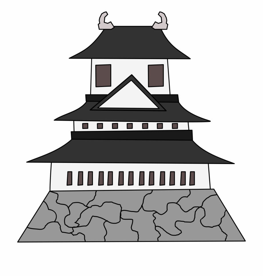 920x971 Castle Vector Outline