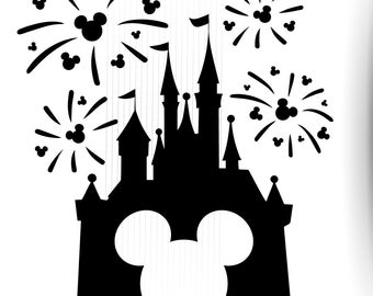 340x270 Disney Castle Vector Etsy
