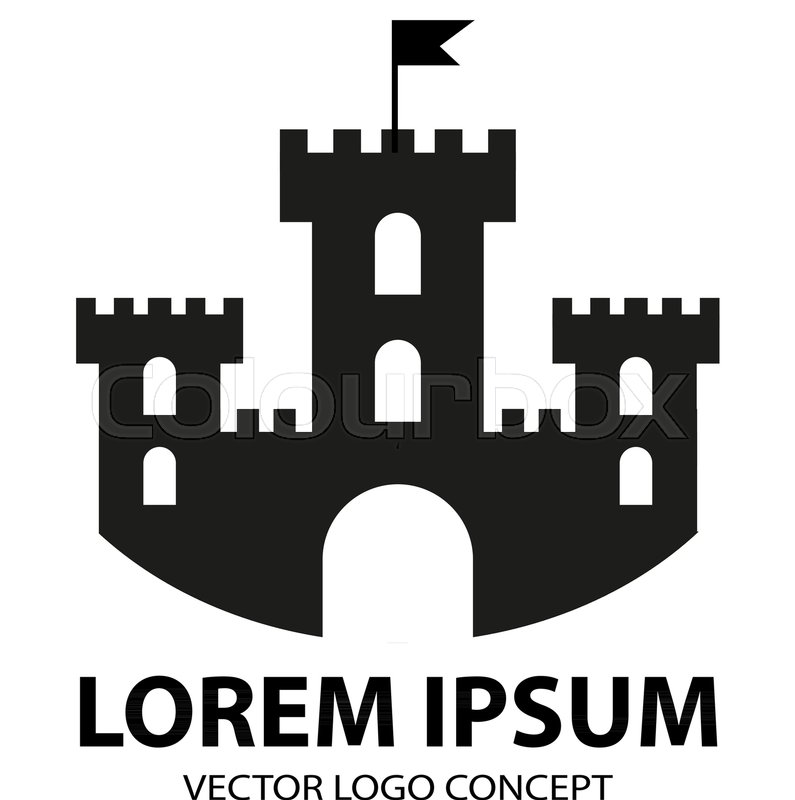 795x800 Fortress Icon, Logo Element Citadel Stock Vector Colourbox