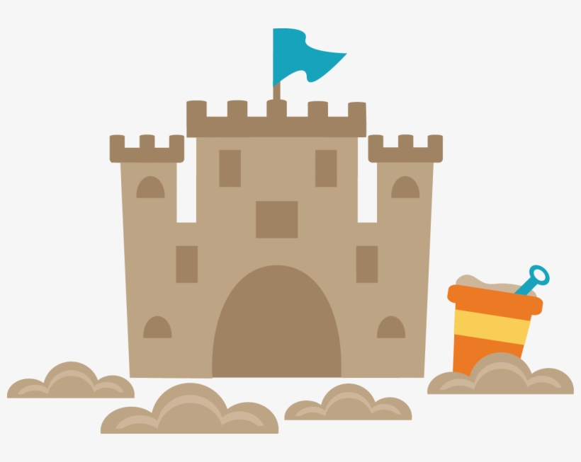 820x653 Sand Castle Clipart