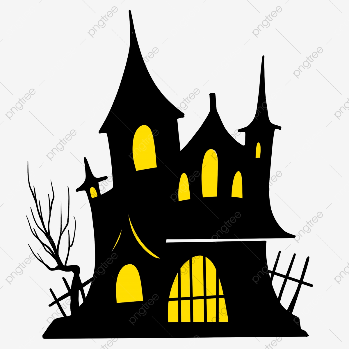 1200x1200 Castle Clipart Halloween