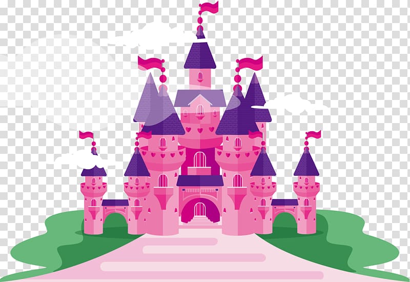 800x550 Pink And Purple Castle Illustration, Castle Princess, Magic