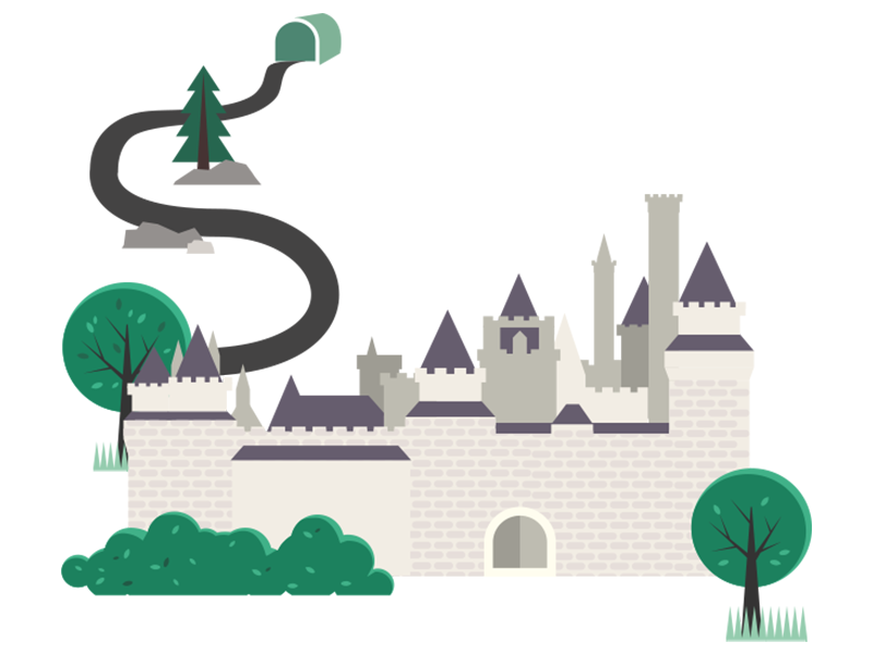 800x600 Terristoria, Castle Vector