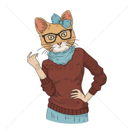 450x450 Free Cat Ear Stock Vectors Stockunlimited