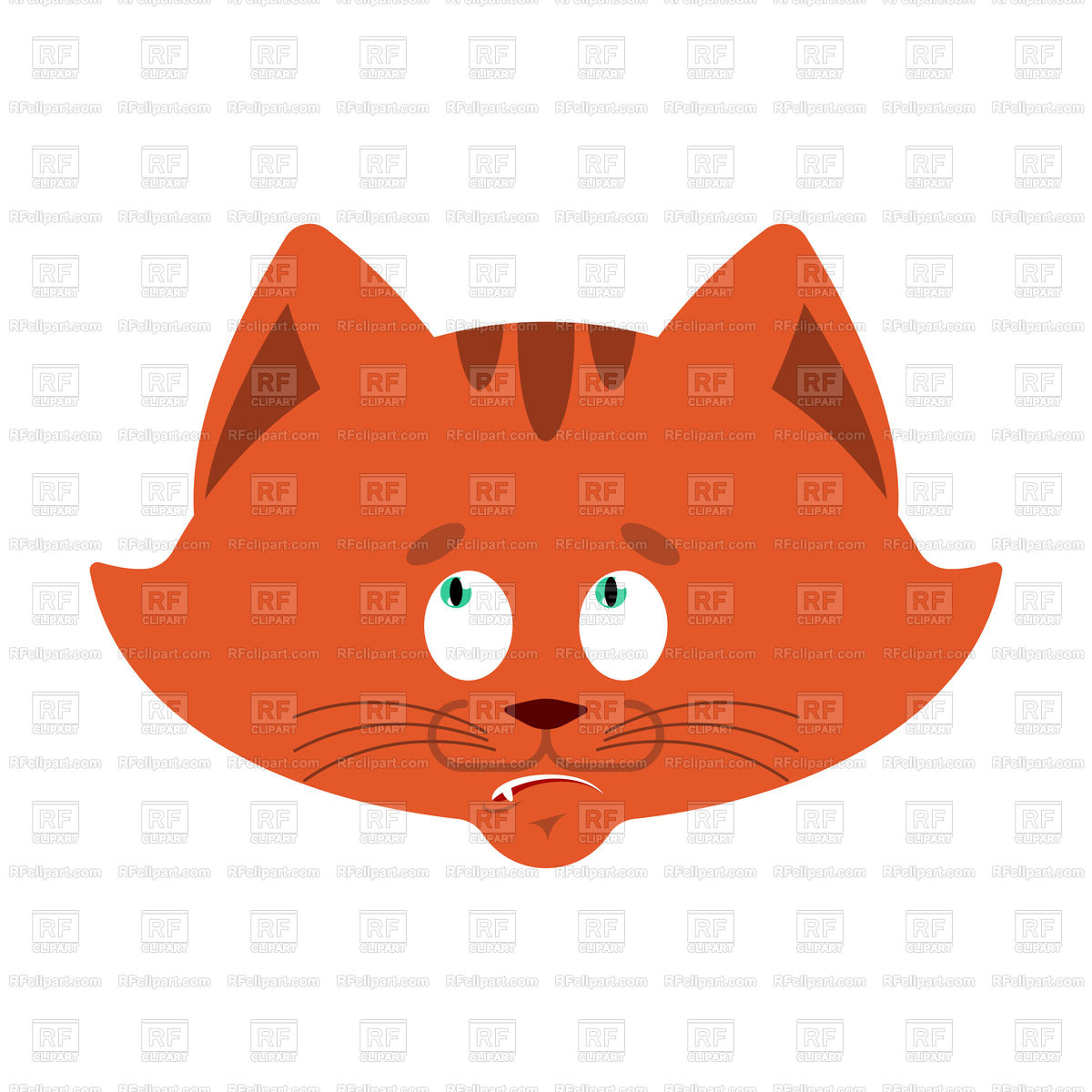 1200x1200 Cat Confused Emoji Vector Image Of Plants And Animals Popaukropa