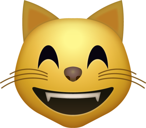 480x420 Cat Emoji Clipart