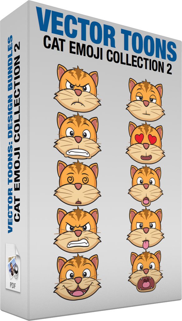 584x1029 Cat Emoji Collection Clipart Cartoons