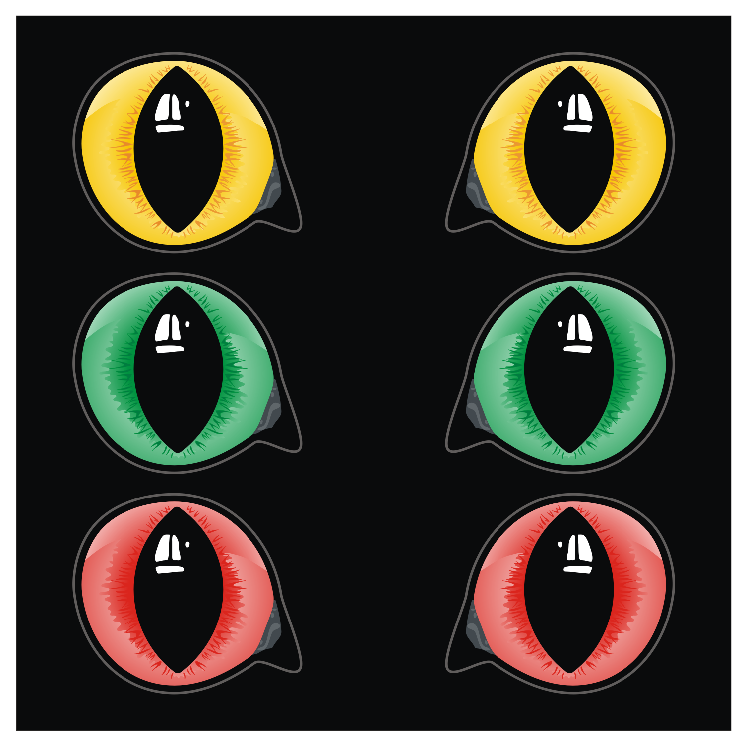 1500x1500 Vector For Free Use Cat Eyes