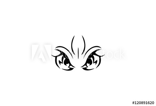 500x342 Cat Eye Vector And Tattoo