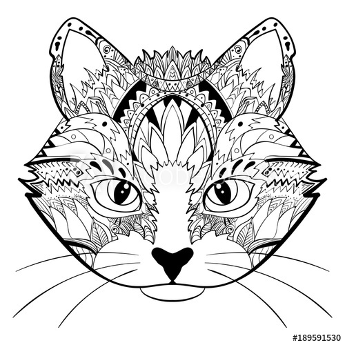 Cat Face Vector at Vectorified.com | Collection of Cat Face Vector free ...