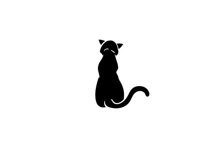 450x318 Cat Icon Vector Doodle Royalty Free Vector Graphics