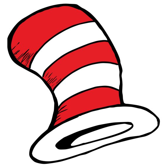 Cat In The Hat Vector at Vectorified.com | Collection of Cat In The Hat ...