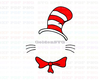 Cat In The Hat Vector at Vectorified.com | Collection of Cat In The Hat ...