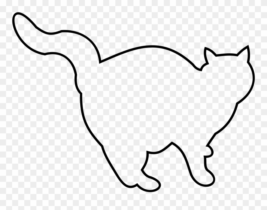 Cat Outline Vector at Vectorified.com | Collection of Cat Outline