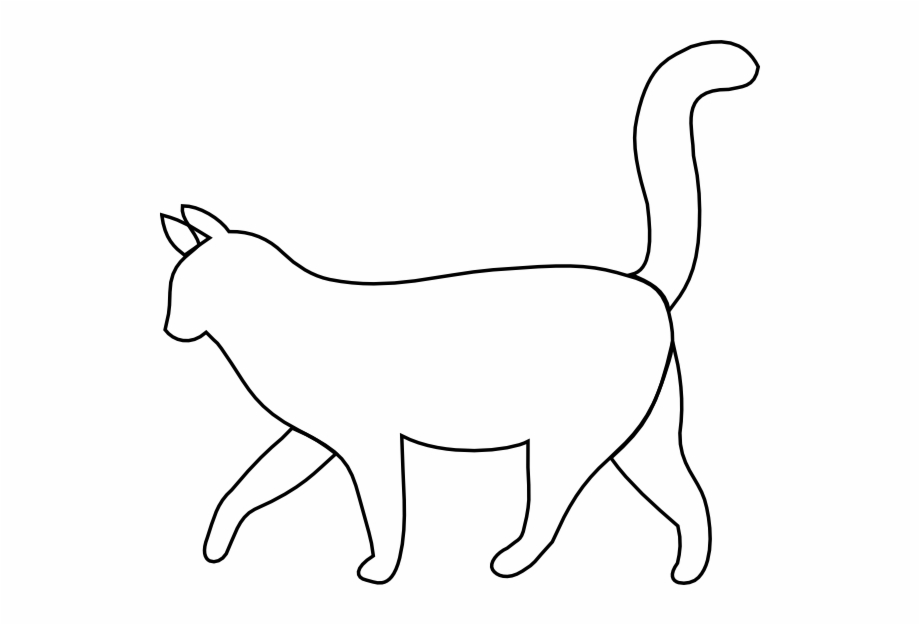 920x625 Vector Library Download Cat Outline Clip Art At Clker