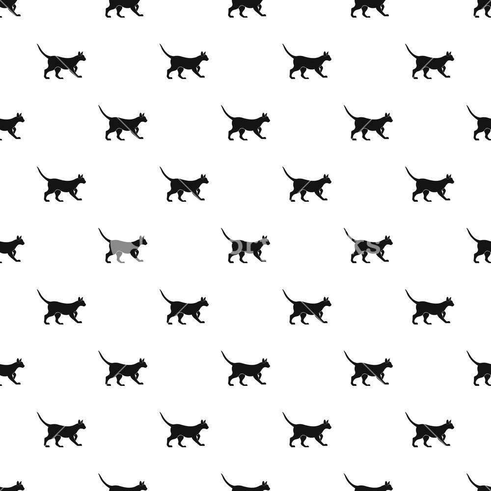 Cat Pattern Seamless In Simple Style Vector Illustration Royalty 1000x1000 Cat Pattern Seamless In Simple Style Vector Illustration Royalty
