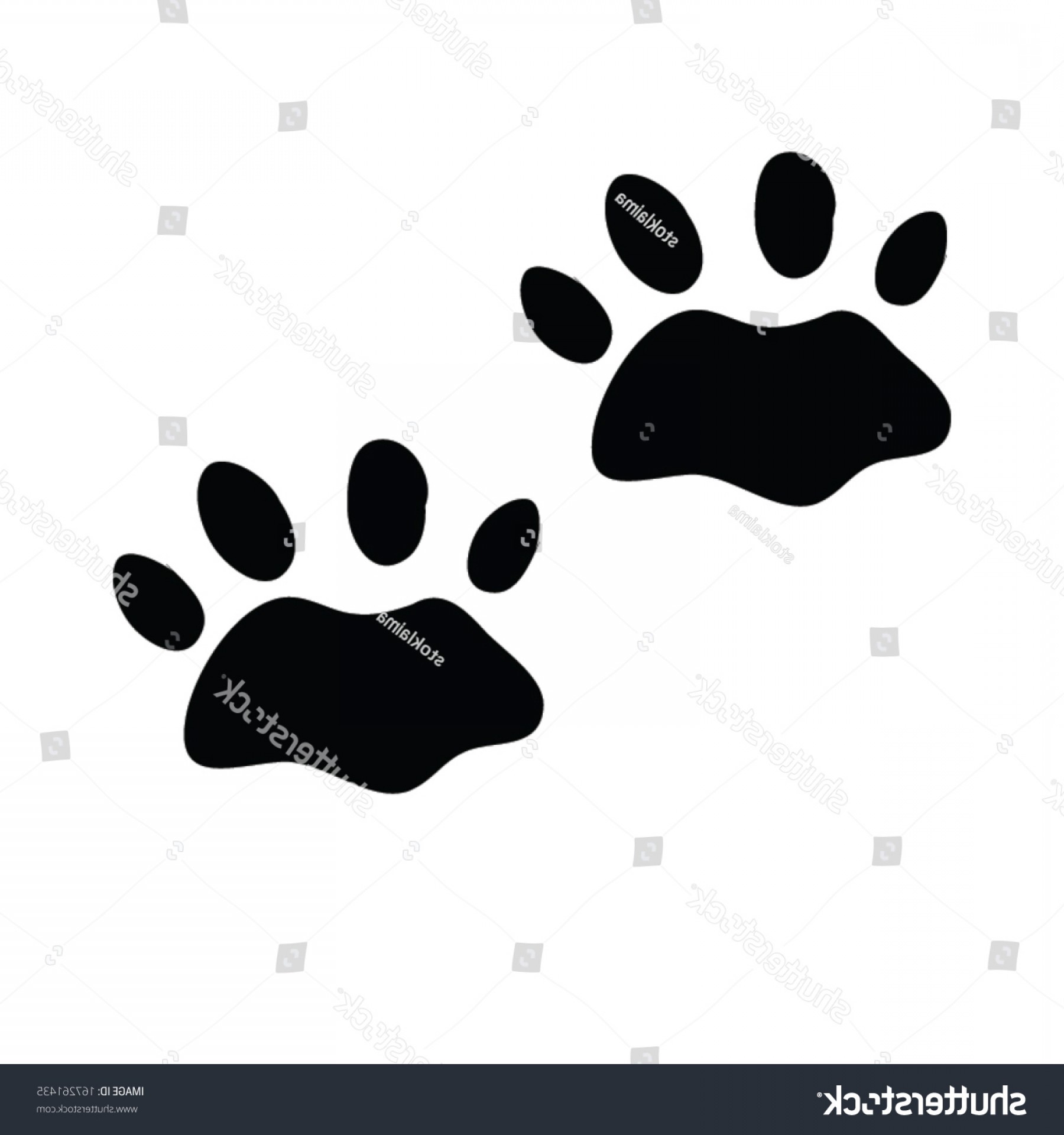 1800x1920 Dog Cat Paw Print Vector Illustration Hoodamathrun