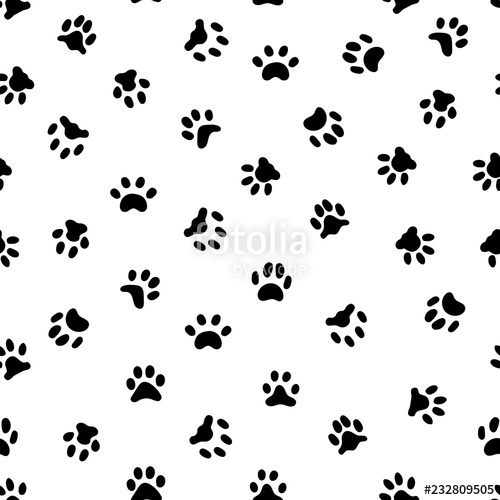 Cat Paw Print Vector at Vectorified.com | Collection of Cat Paw Print ...