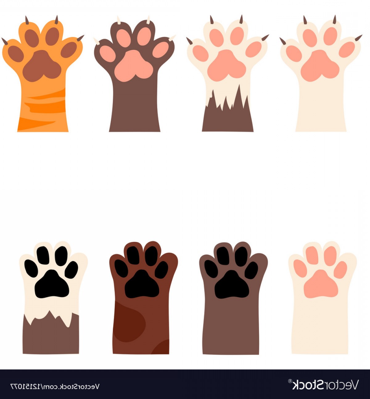 Cat And Dog Paw Print With Claws Vector Soidergi 1200x1296 Cat And Dog Paw Print With Claws Vector Soidergi