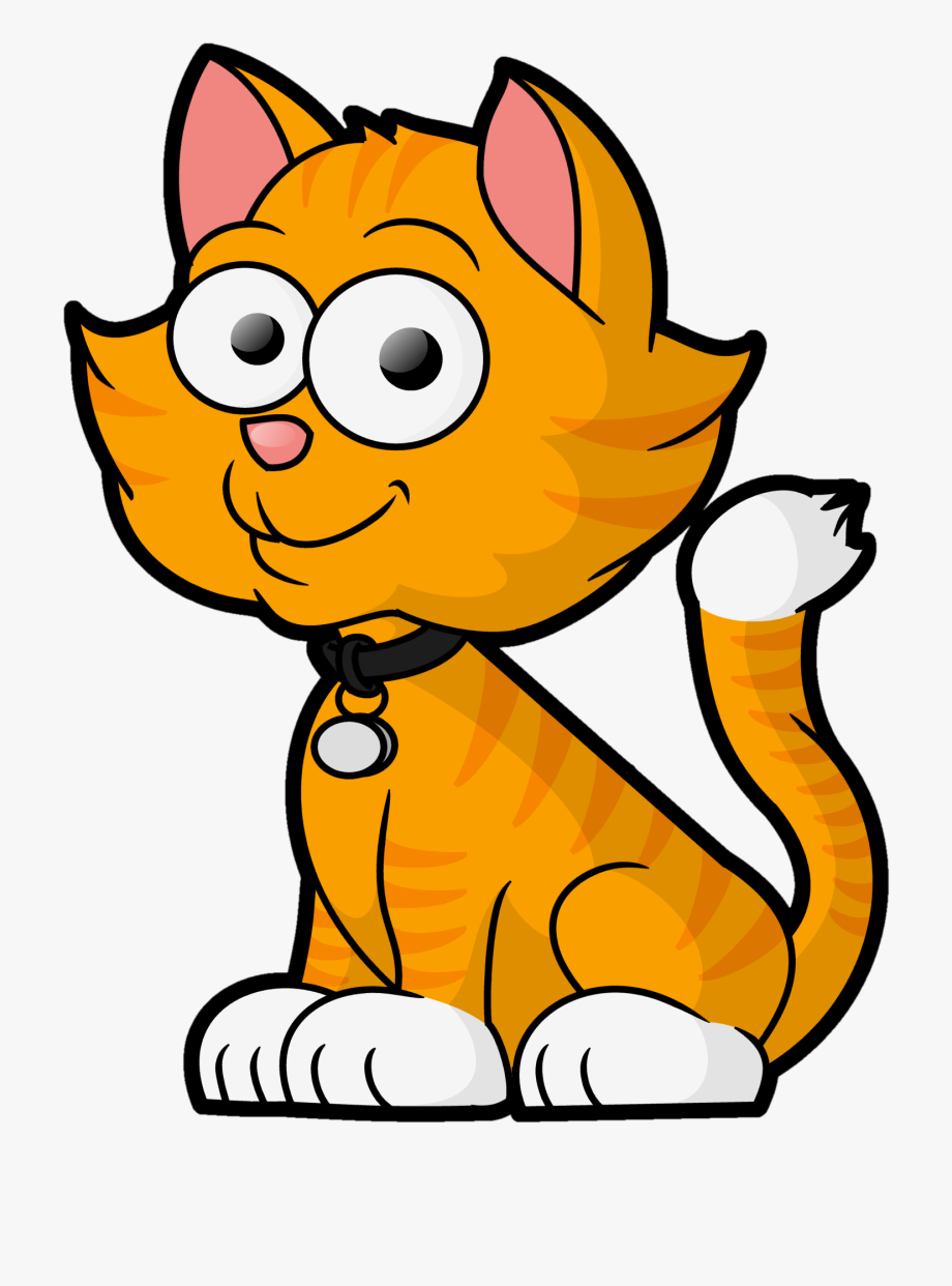 920x1242 Free Cartoon Cat Vector Clip Art