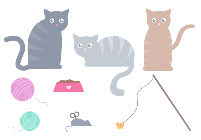 700x490 Free Cat Vector