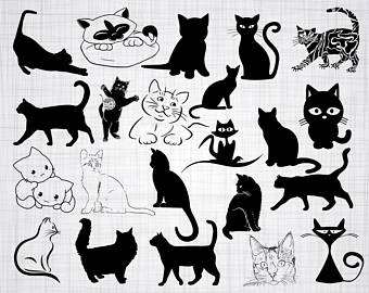 340x270 Vector Cats Etsy