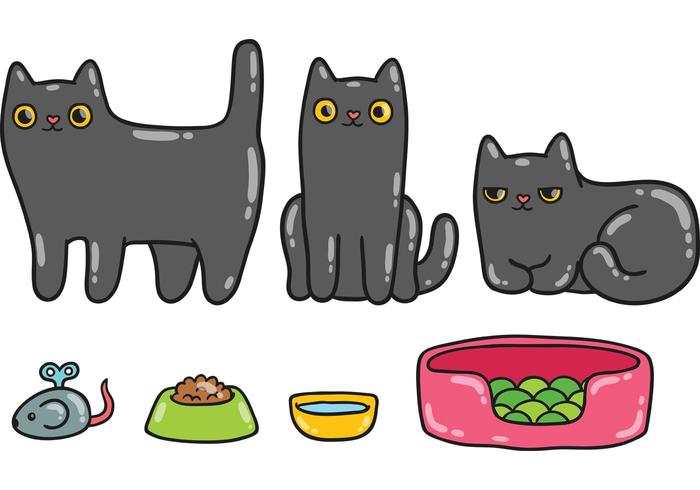 700x490 Cat Free Vector Art Illustrations Downloadable