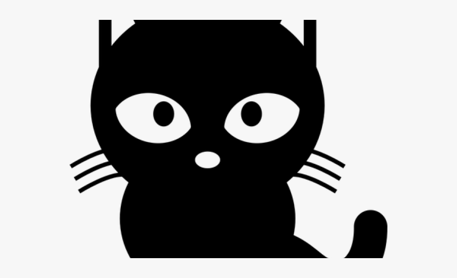 920x560 Black Cat Clipart Cute Cat Vector