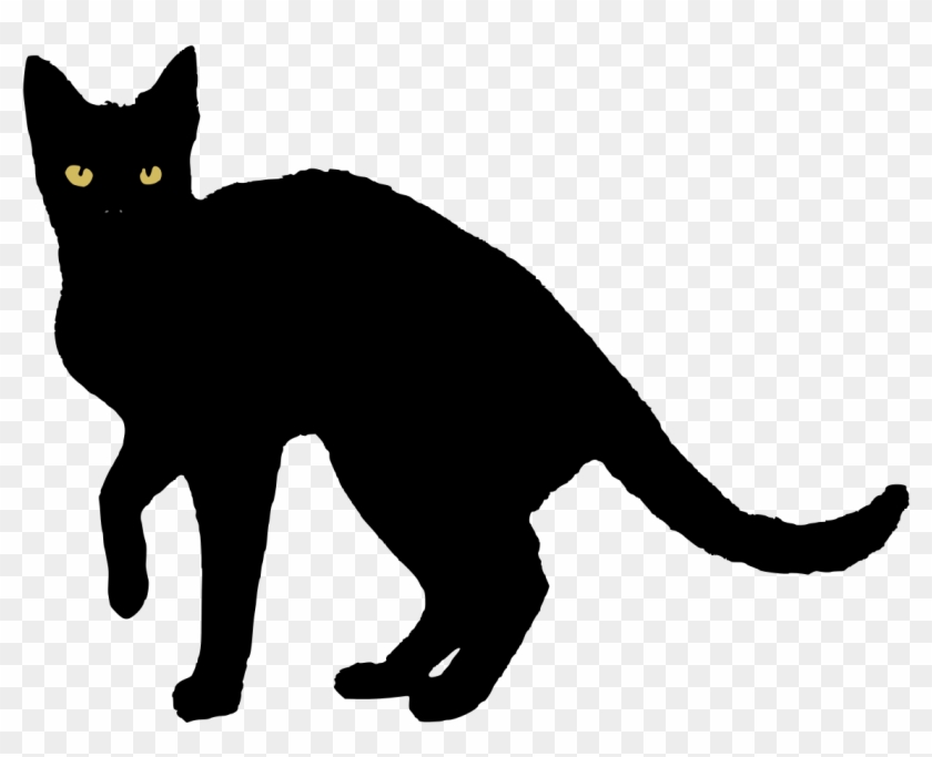 840x683 Black Cat Vector Nevit