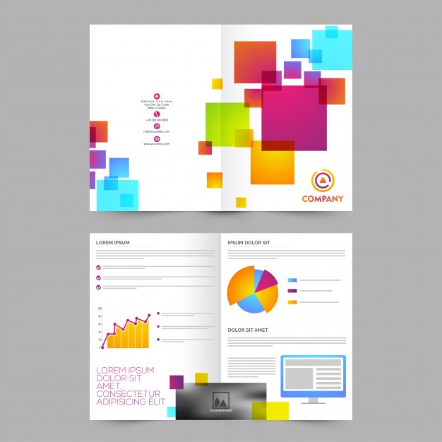626x626 Business Report Announcement Brochure Catalog Vector Premium
