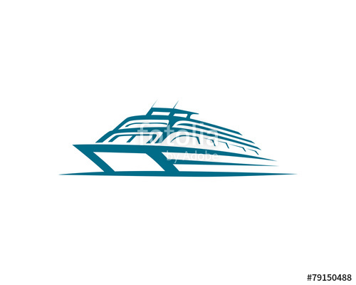 500x400 Catamaran Sailing Boat Stock Image And Royalty Free Vector