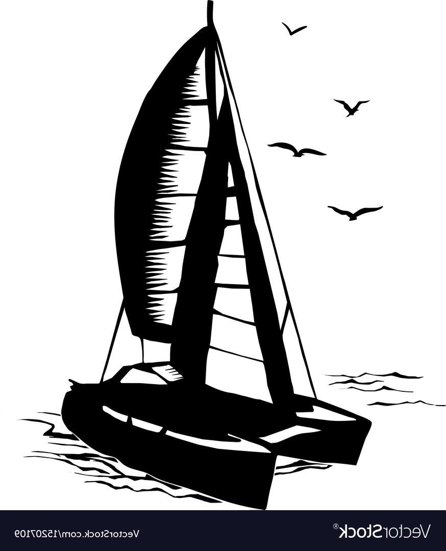 dessin catamaran imprimer