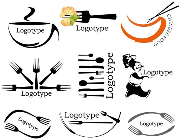600x465 Catering Fork Silhouette Vector Material My Free Photoshop World