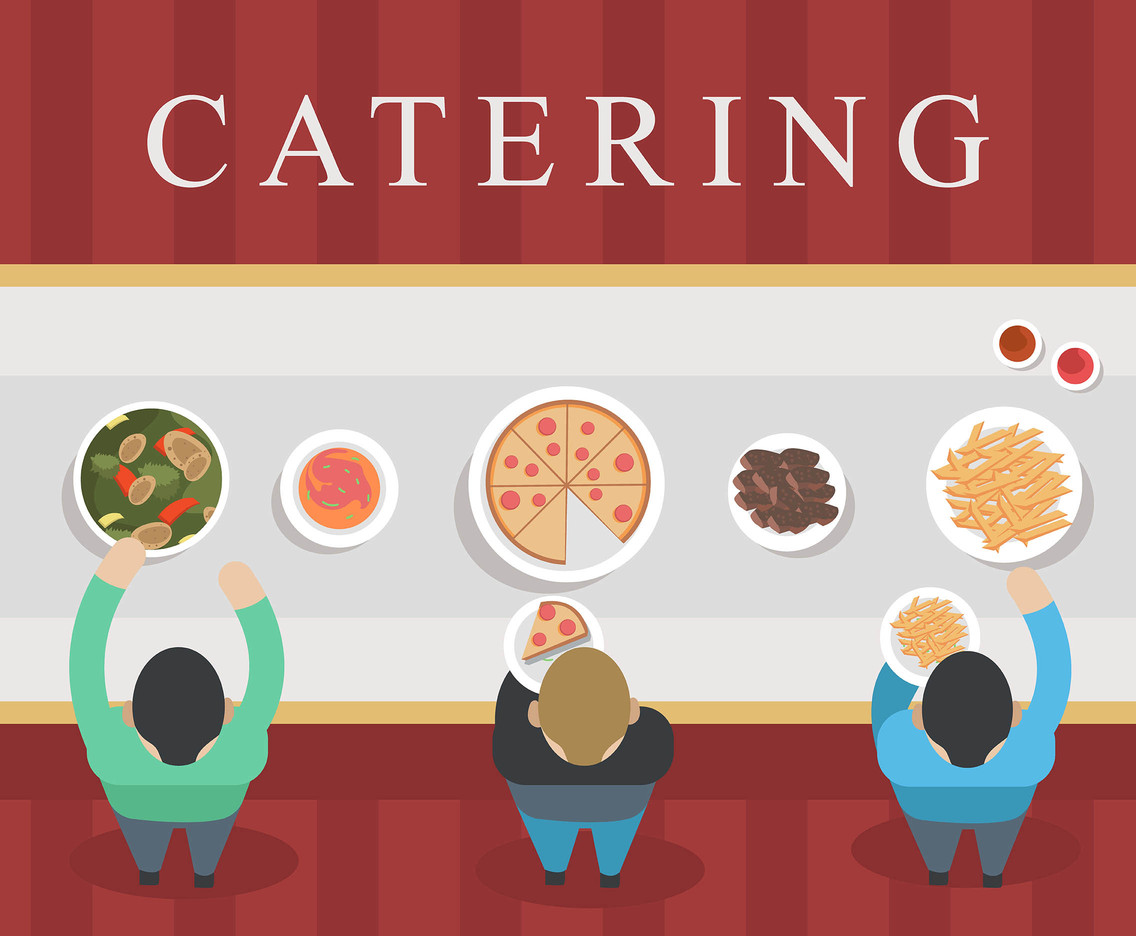 1136x936 Buffet Catering Vector Vector Art Graphics