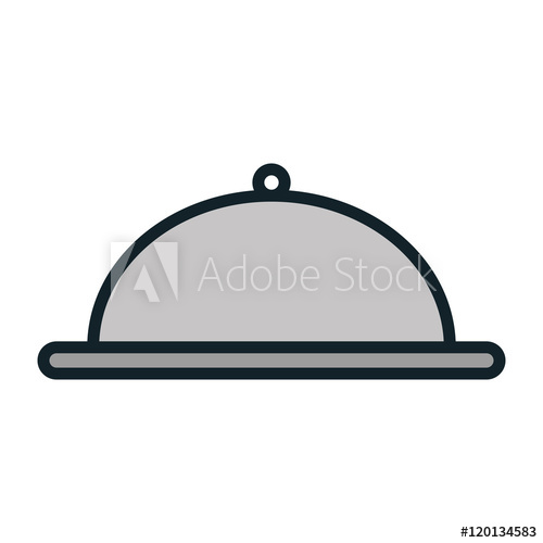 500x500 Platter Restaurant Metal Waiter Plate Service Catering Vector