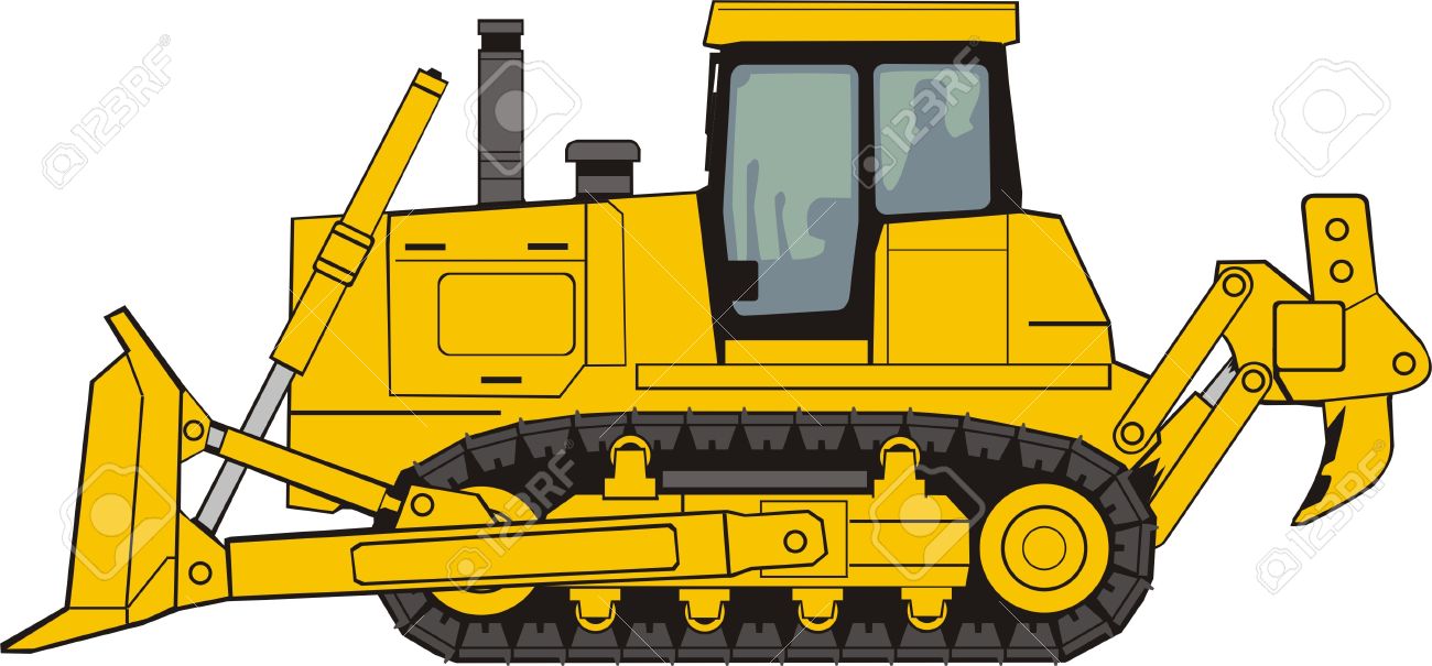Caterpillar Bulldozer Clipart 1300x605 Caterpillar Bulldozer Clipart