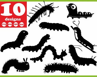 340x270 Caterpillar Vector Etsy