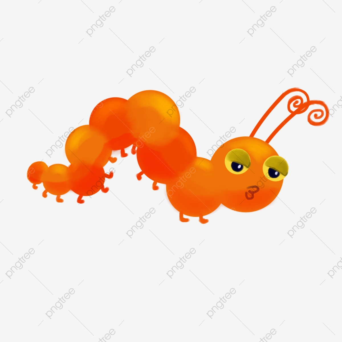 1200x1200 Happy Caterpillar, Caterpillar, Vector, Green Png And Vector