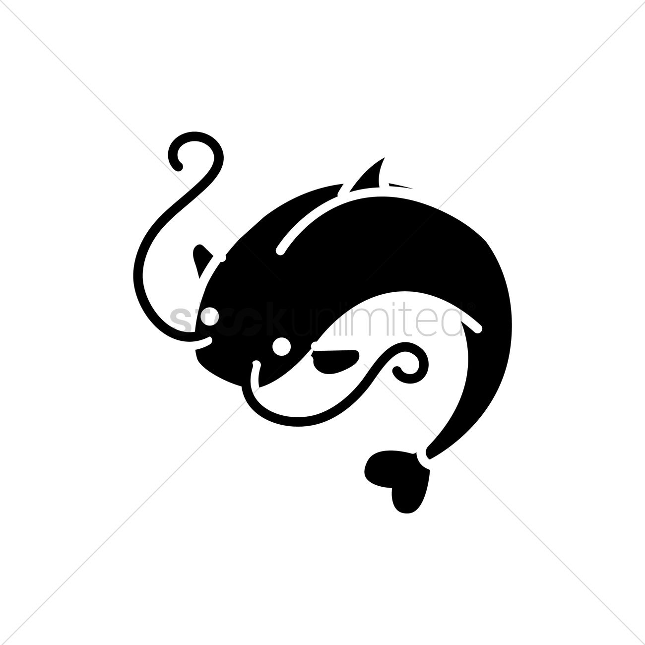 1300x1300 Catfish Icon Vector Image