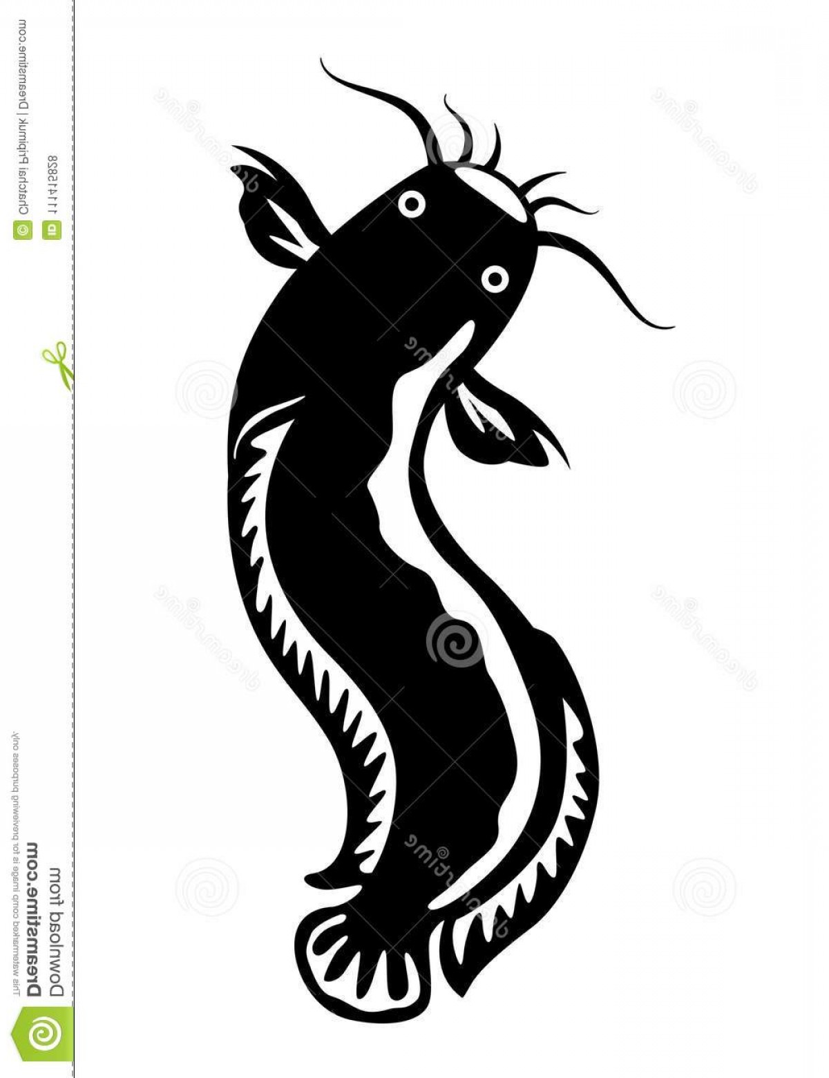 1200x1560 Vector Graphics Of Catfish Soidergi
