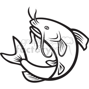 300x300 Free Catfish Clipart