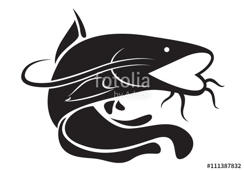 500x350 Graphic Catfish, Vector Stock Image And Royalty Free Vector