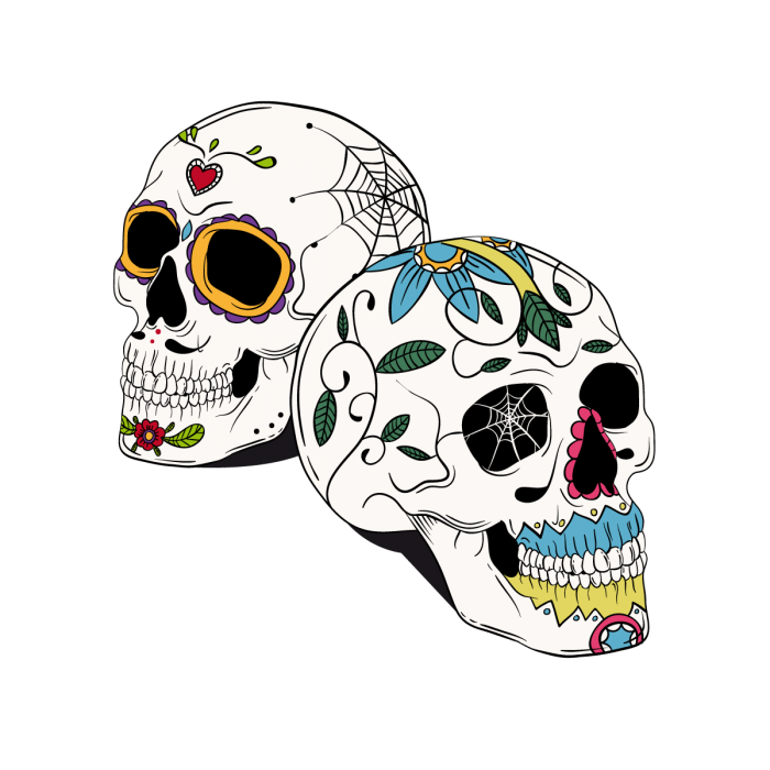 Tattoo Skull La Calavera Catrina Vector Human Vector, Clipart 700x700 Tattoo Skull La Calavera Catrina Vector Human Vector, Clipart