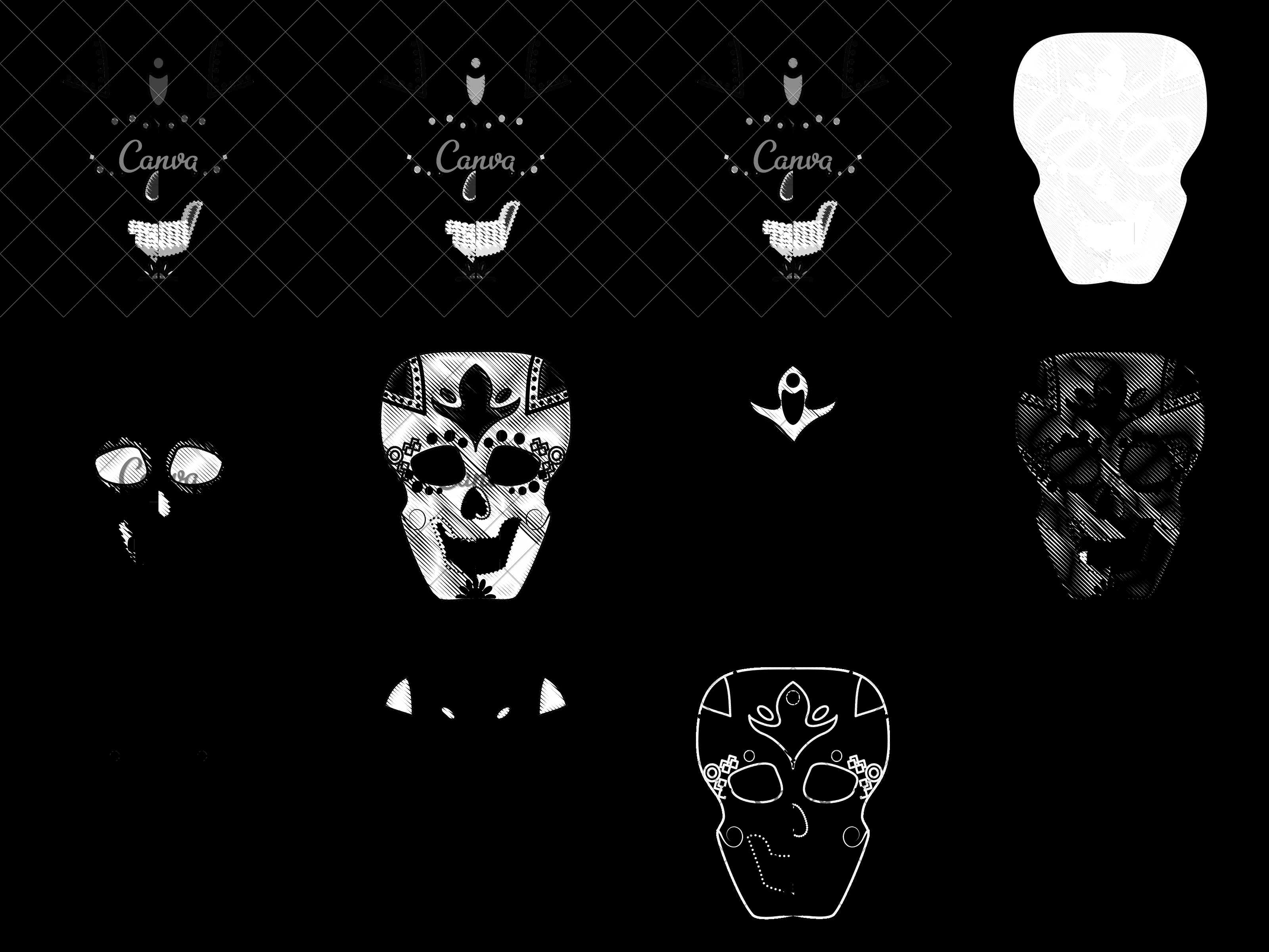 Catrina Vector Illustration 3200x2400 Catrina Vector Illustration