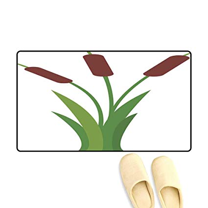 425x425 Doormatreeds And Cattail Vector Illustration Outdoor