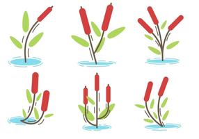 286x200 Cattails Free Vector Art